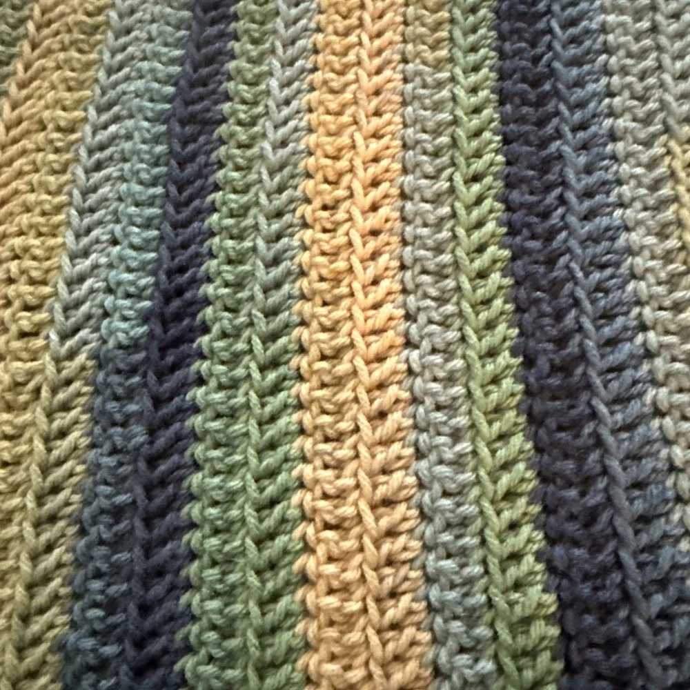 Hand Crotched Vintage Throw  41x26